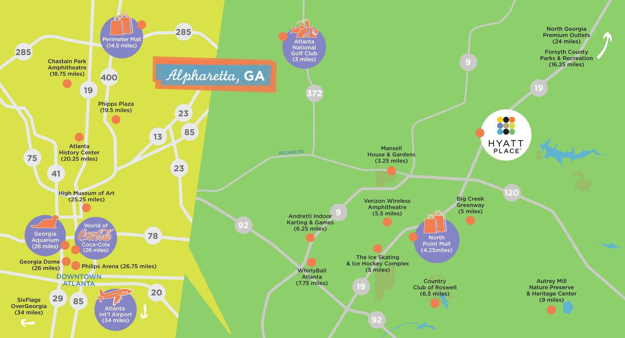 Hyatt Place Atlanta / Alpharetta / Windward Parkway Eksteriør billede